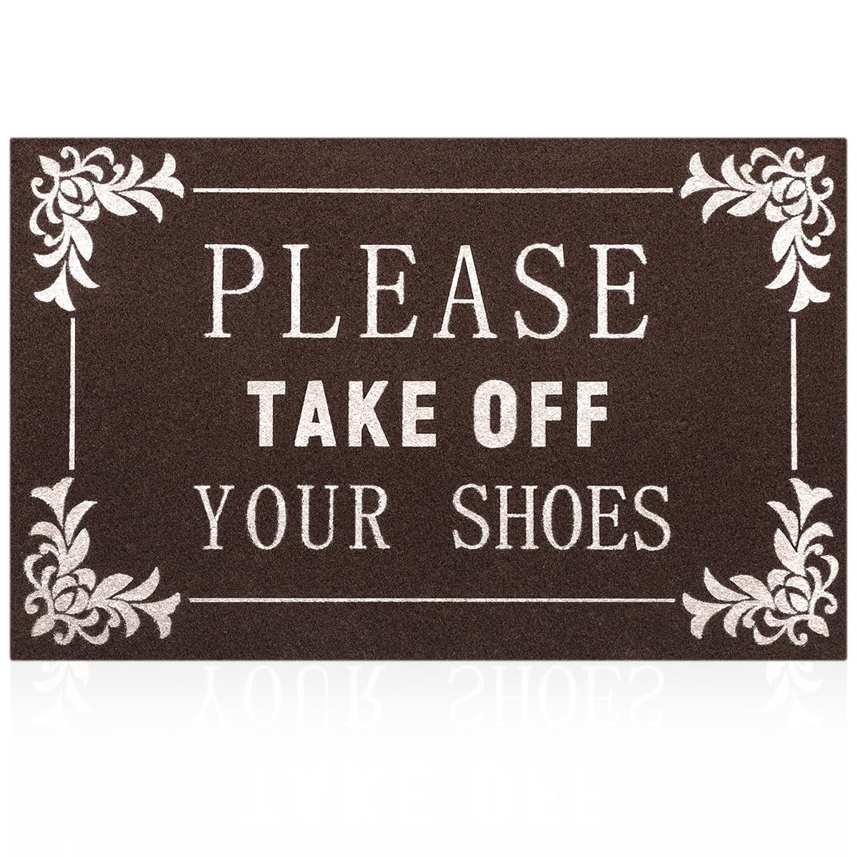 AOAOPQ Welcome Mats Front Door Mat Indoor Outdoor Entryway with Anti Slip Rubber Back Funny Entrance Decor for Home Farmhouse 60 x 90 cm