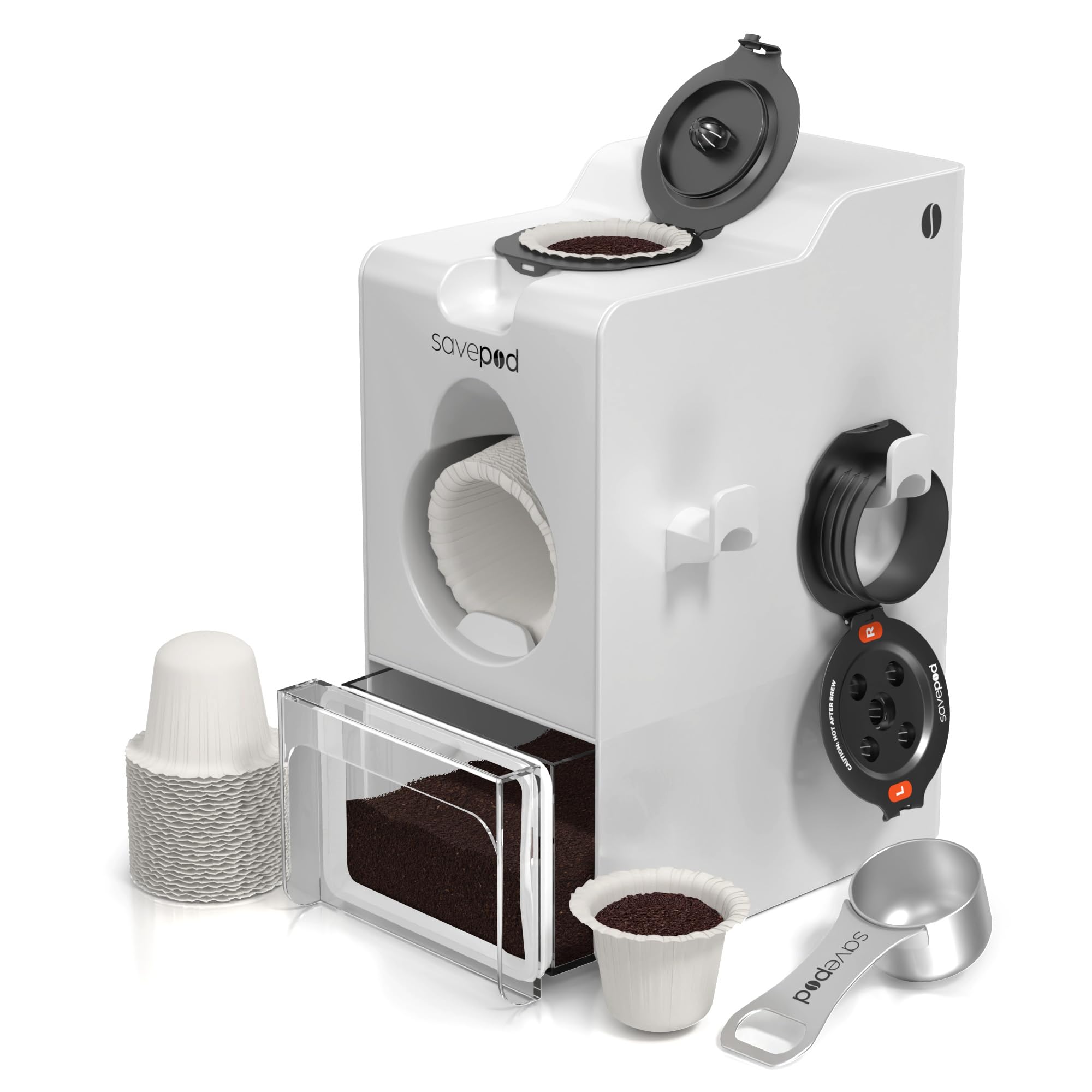 Machine à Café HiBrew | Conception Compatible 4 En 1 | Machine à Café