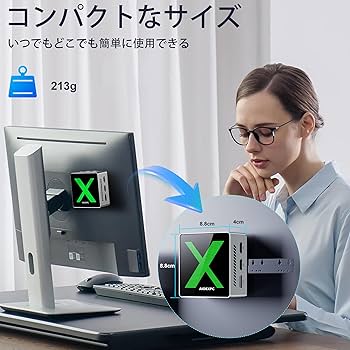 ミニPC AIOEXPC XMINI 最新第12世代、キーボード、マウスセット Amazon.co.jp: ミニpc AIOEXPC XMINI 最新第12世代 N95