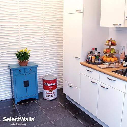 Miniatura 4 de 3d pared paneles de madera de MDF Madera 10caja 27sqft- Niki paneles de pared diseño