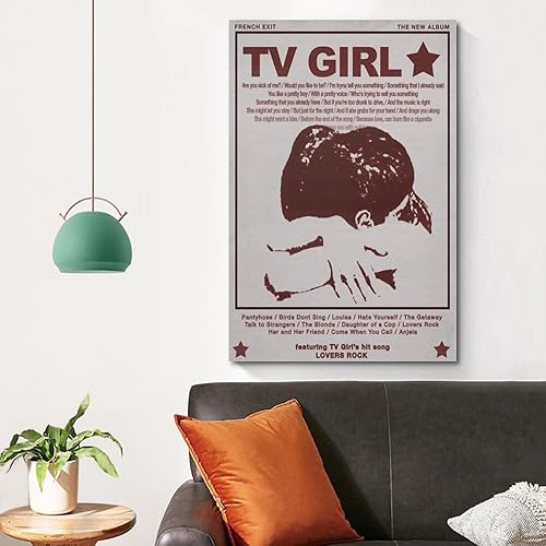 Miniatura 4 de Póster de TV Girl - Póster impreso en lienzo para pared, pintura de álbum, decoración de regalo, decoración del hogar, dormitorio, oficina, 08 x 12