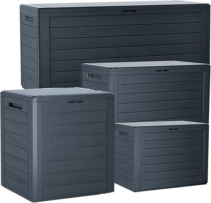 Pluto Packaging Outdoor Garden Furniture Multipurpose Storage Box