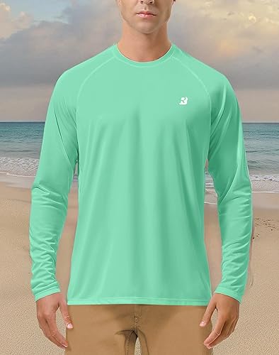 Vista 91 de Roadbox - Camisetas de protección FPU 50+ para hombre, de manga larga, para correr, exteriores, senderismo, natación, pesca Paquete de 2 - Gris