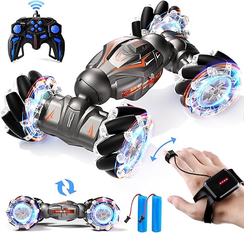 Auto de acrobacias a control remoto 112, 2.4 GHz, 4WD, control remoto, sensor de gestos, vehículos todoterreno giratorios de doble cara, giros de disponible en Yaxa Costa Rica