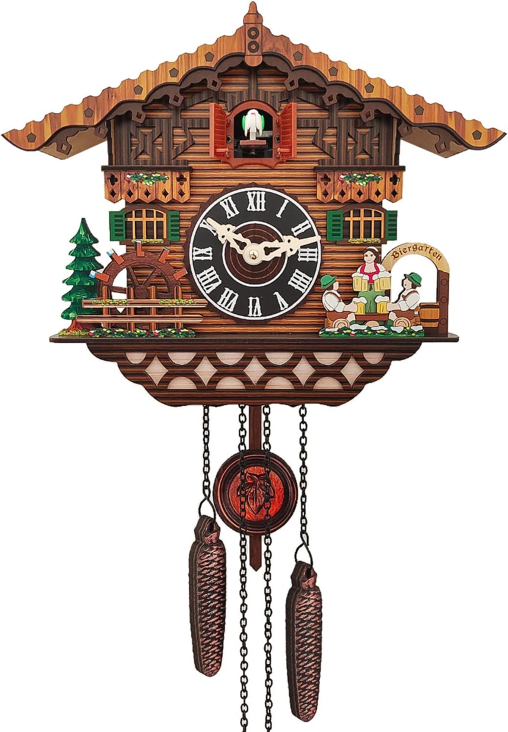Chalet Après ski - Horloge coucou à Quartz