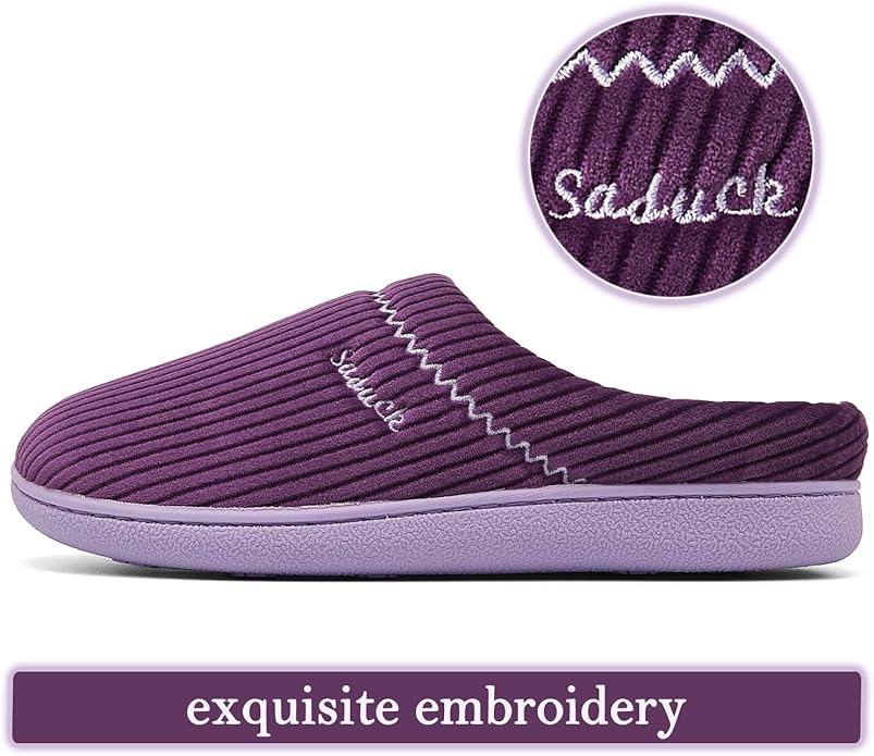 Pantuflas para mujer con soporte de arco, espuma viscoelástica miniatura 5