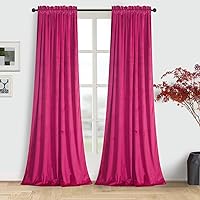 Vista 46 de Roslynwood Cortinas de terciopelo, decoración de hogar, verde azulado, para la sala, opacas y con aislamiento térmico, para comedor, fondo