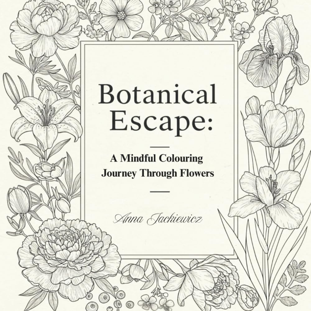 Botanical Escape:: A Mindful Colouring Journey Through Flowers