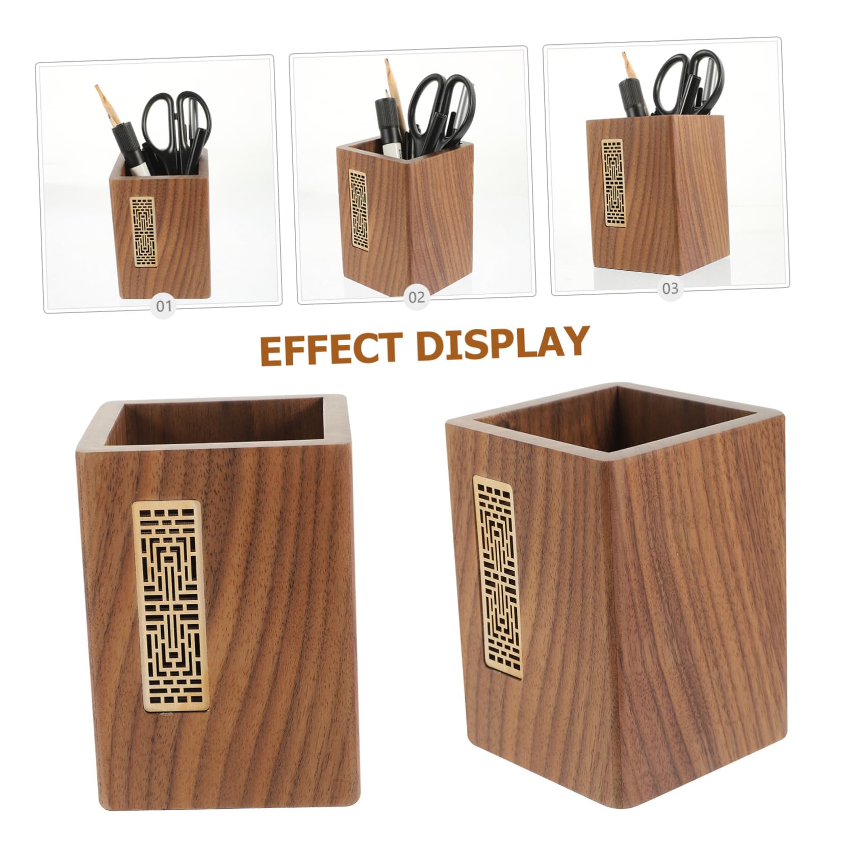 Stifthalter mit Großer Kapazität Einfacher Japanischer Stil Schreibtisch Organizer für Büro und Zuhause Eleganter Aufbewahrungsbehälter für Stifte und Büromaterial