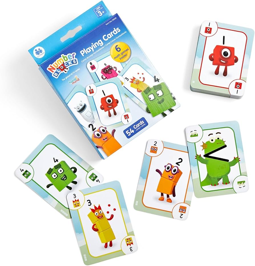 Amazon.co.jp: Numberblocks ナンバーブロックス プレイング カード