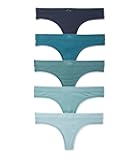 PINK Women's Cotton Thong Underwear, Panties for Women, Multi Pack (XS-XXL)