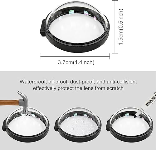 Miniatura 6 de Tapa de lente premium para Go Pro MAX2 Protectores de lente Esférico Óptico Templado MAX 2 Funda Protectora Cámara de Acción Accesorios