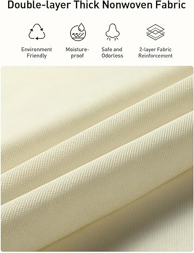 Miniatura 5 de Yecaye Organizador de puerta de 5 niveles con 15 bolsillos, carga de 44 libras sobre la puerta, organizadores de armario y almacenamiento no se