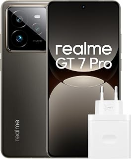 realme GT 7 Pro 5G Smartphone 12+256GB, Processore Snapdragon® 8 Elite Chipset, Fotocamera AI Ultra-clear Snap con AI Display Eco² RealWorld, Con tecnologia NEXT AI, Grigio, Esclusiva Amazon
