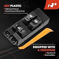 Vista 5 de A-Premium Interruptor de ventana eléctrica principal del lado del conductor compatible con Chevrolet Silverado y GMC Sierra