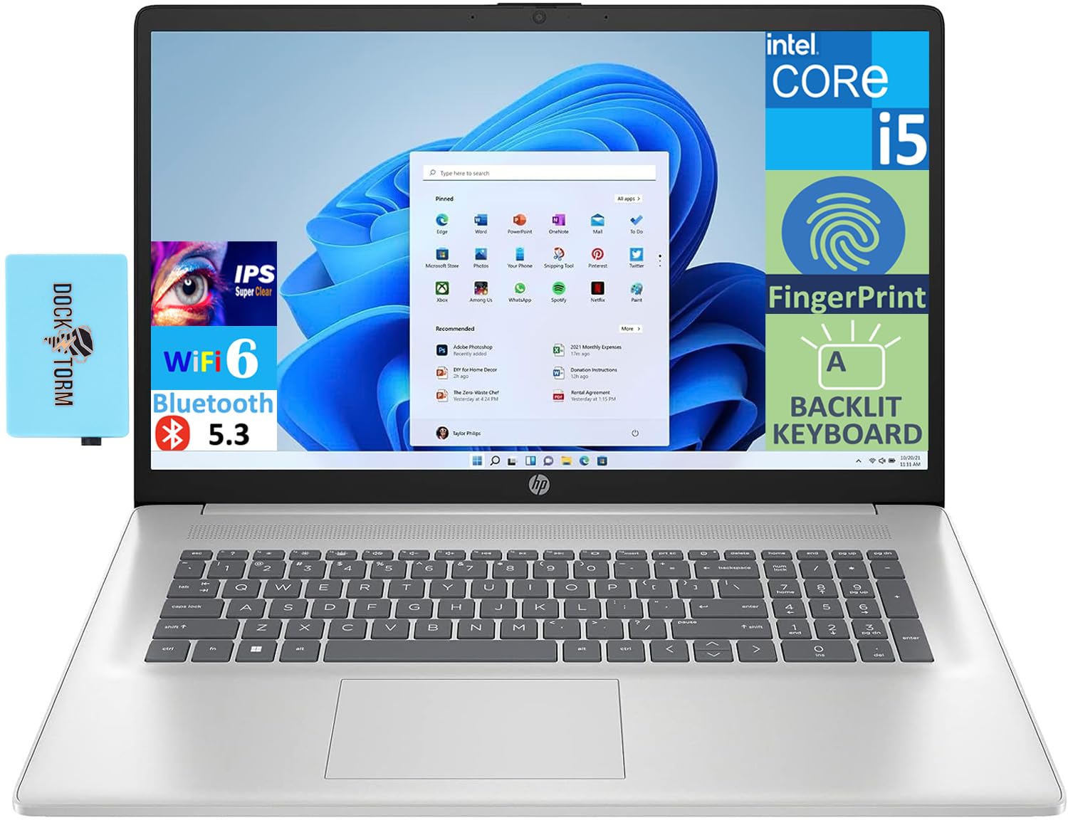 Amazon.com: HP 17t-cn300 Business Laptop, 17.3