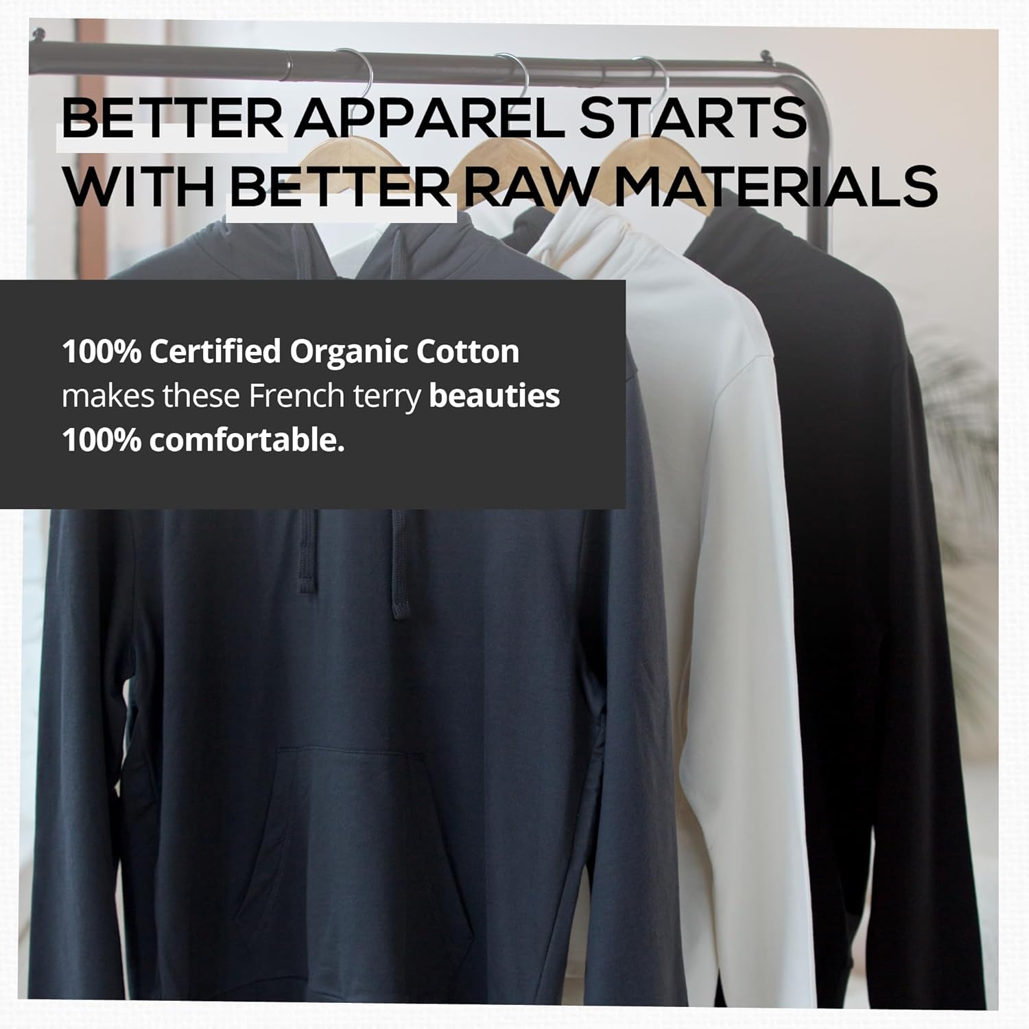 Allmade Unisex Organic French Terry Pullover Hoodie - Image 5