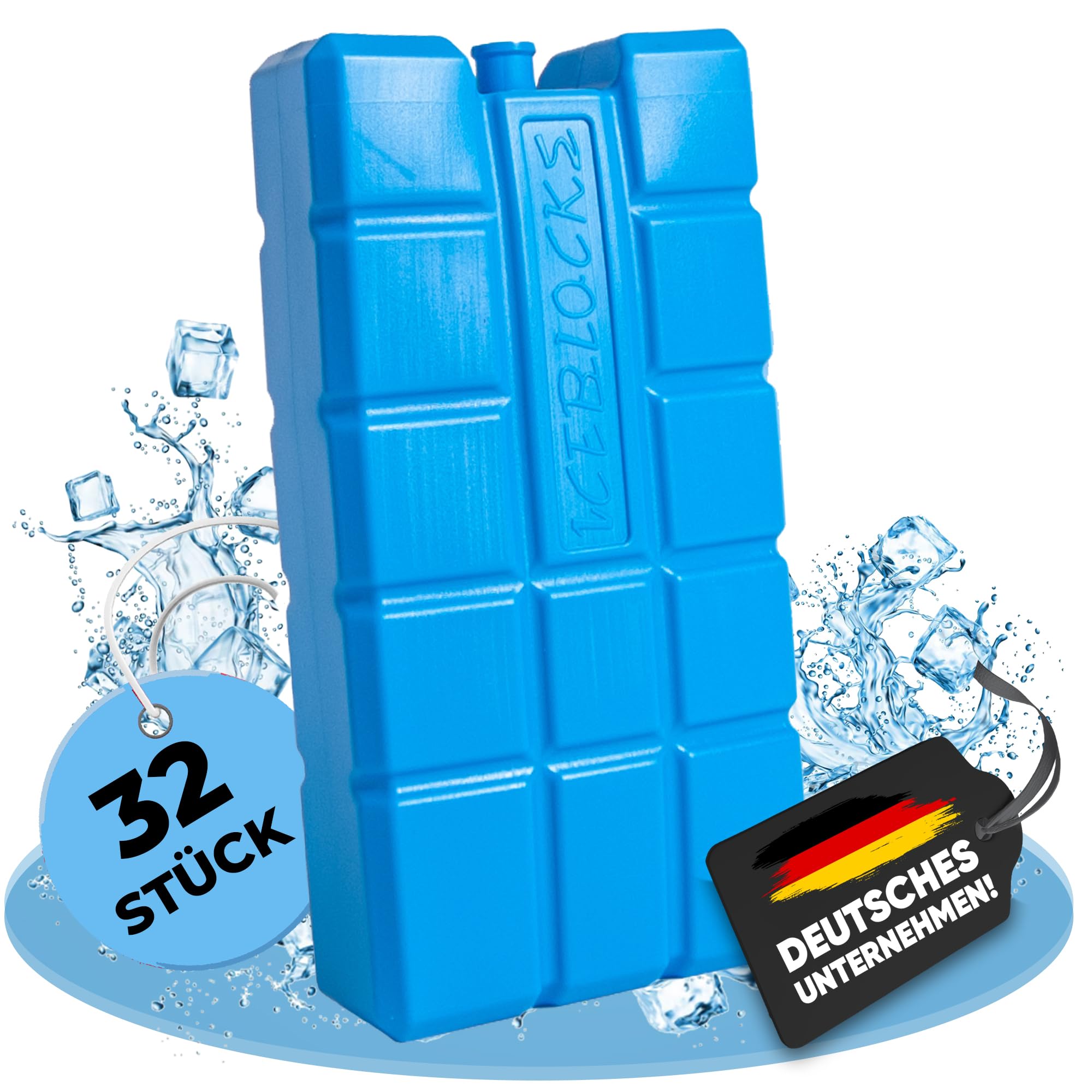 NEMT Kühlakkus 750 ml für Kühltaschen + Kühlboxen langanhaltend – 32 Stück