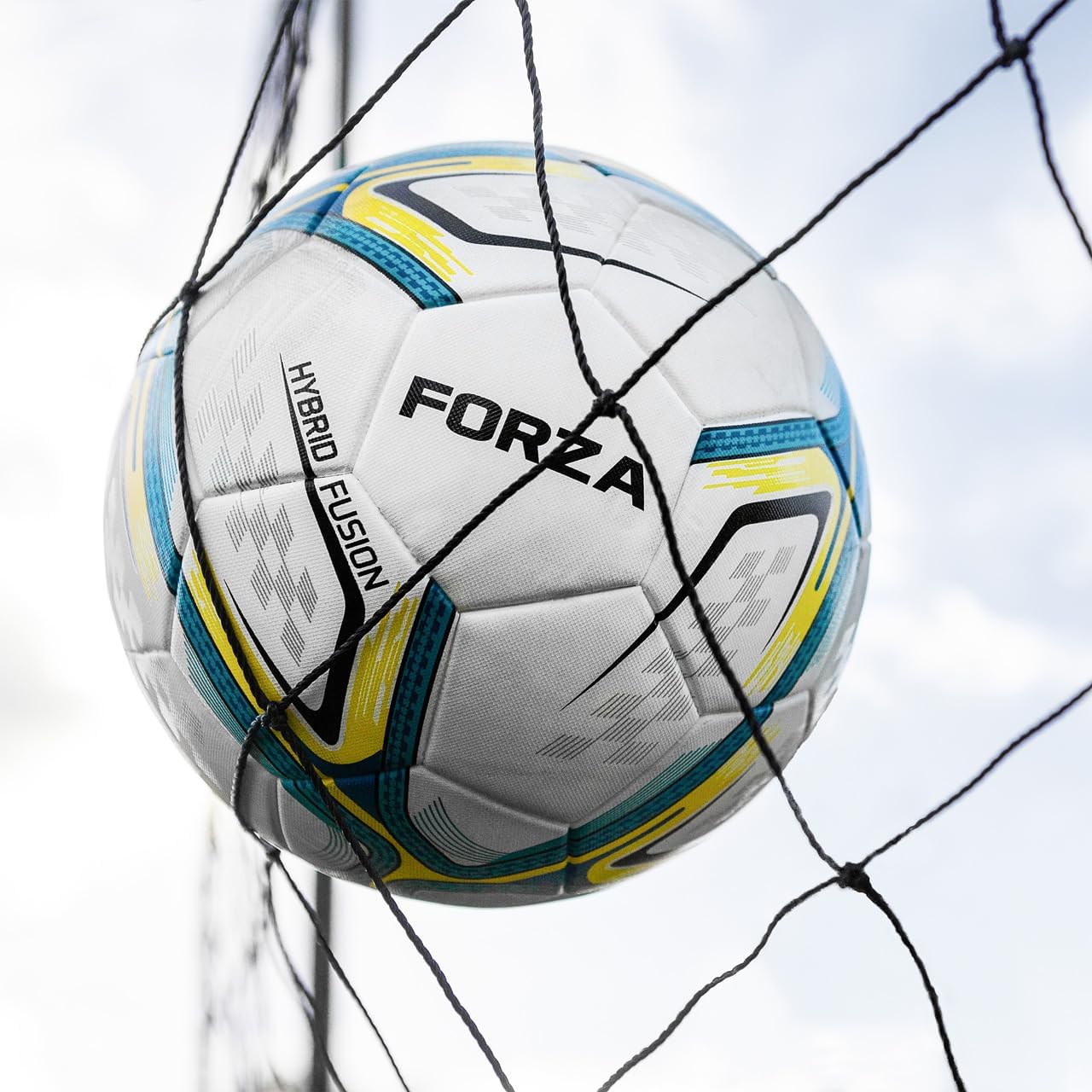 Stop That Ball™ Pro Socketed Ball Stop Net & Posts | Multi-Sport Removable Net Systems and 4 Netting Types (Soccer, 16ft x 80ft)
