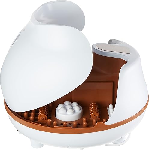 Miniatura 2 de ERGOMASTER Masajeador de baño de pies de vapor, spa de pies con calentamiento rápido, 3 niveles de calefacción, 2 temporizadores ajustables, calma