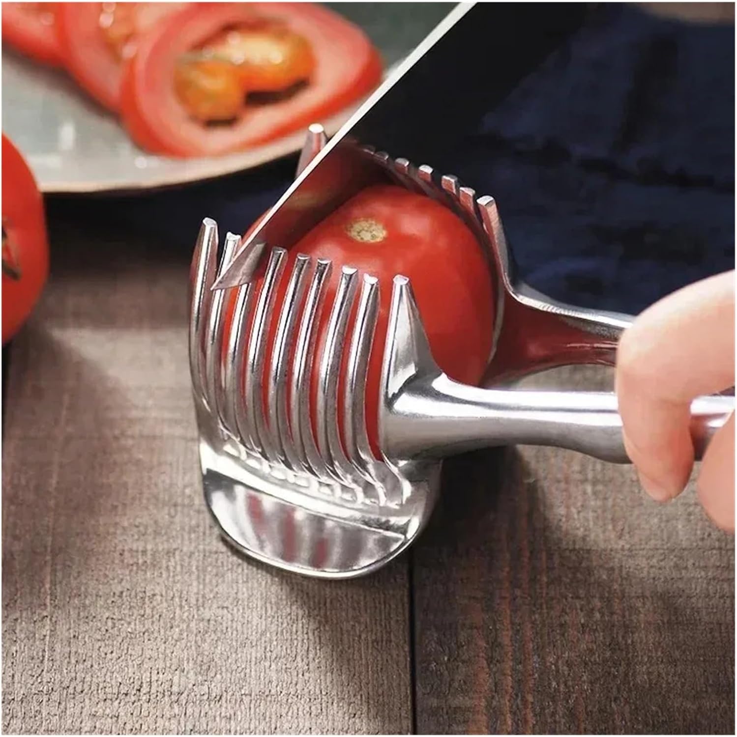 Hand‑Held Fruit Vegetable Quick Slicer Tool