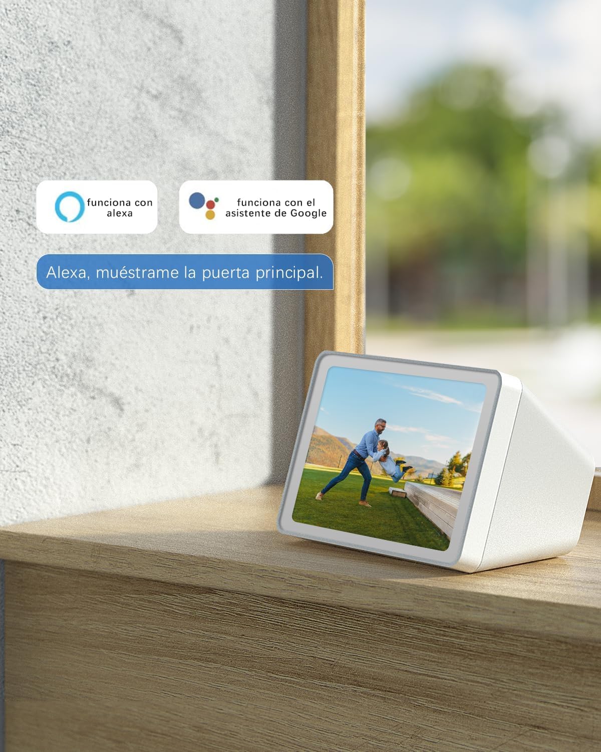 COCOCAM 2PCS 2K Cámara Vigilancia WiFi Exterior con Panel Solar, PTZ Batería, Visión Nocturna a Color, AI Reconocimiento, PIR Detección, Cloud