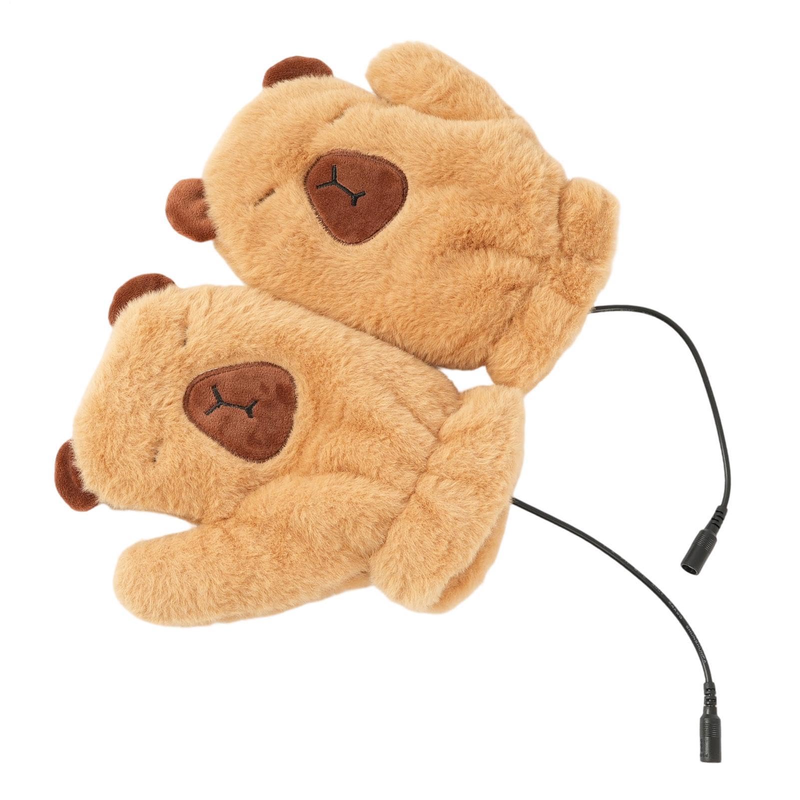 Muffole Riscaldate Muffole Animali Riscaldanti USB Lavabili | Guanti Riscaldanti Antivento Per Moto, Guida, Pesca sul Ghiaccio, Ufficio Invernale, Attività Outdoor, Sci e Snowboard