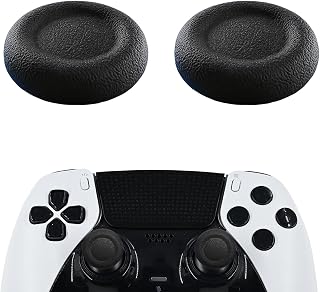 For PS5 コントローラー スティック 2個キット スティックキャップ 交換用 交換用ジョイキャップ PS5/PS4/PS5 Edgeコントローラー対応 滑り防止 快適なグリ 全面保護 分解不要 簡単取付 ホコリ防止