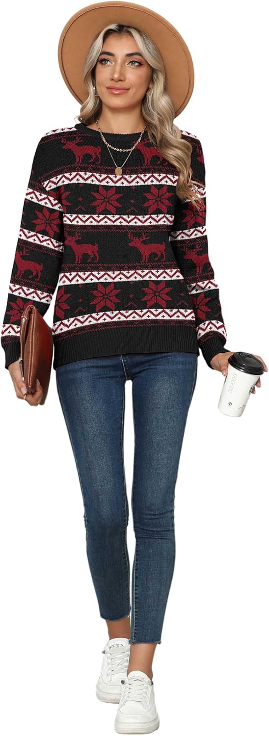 Jouica Women's Fall Lightweight Sweater Knit Casual Pullovers Sweaters for Women - Image 6