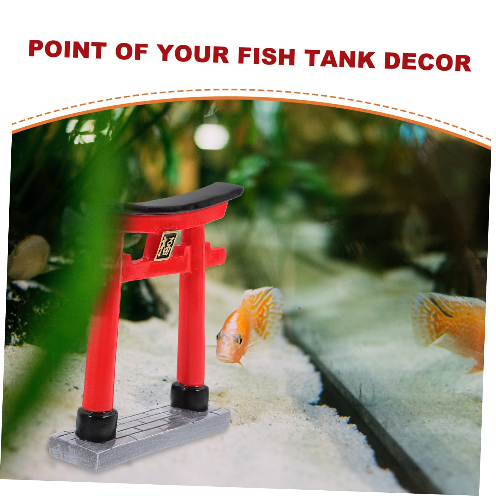 Yardwe 2 Pezzi Di Ornamenti Per Acquario Accessori Per Acquario A Forma Di Stile Zen Elegante Decorazione Per Acquario