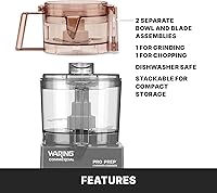 Vista 4 de Waring (WCG75) Procesador de alimentos de 3 tazas