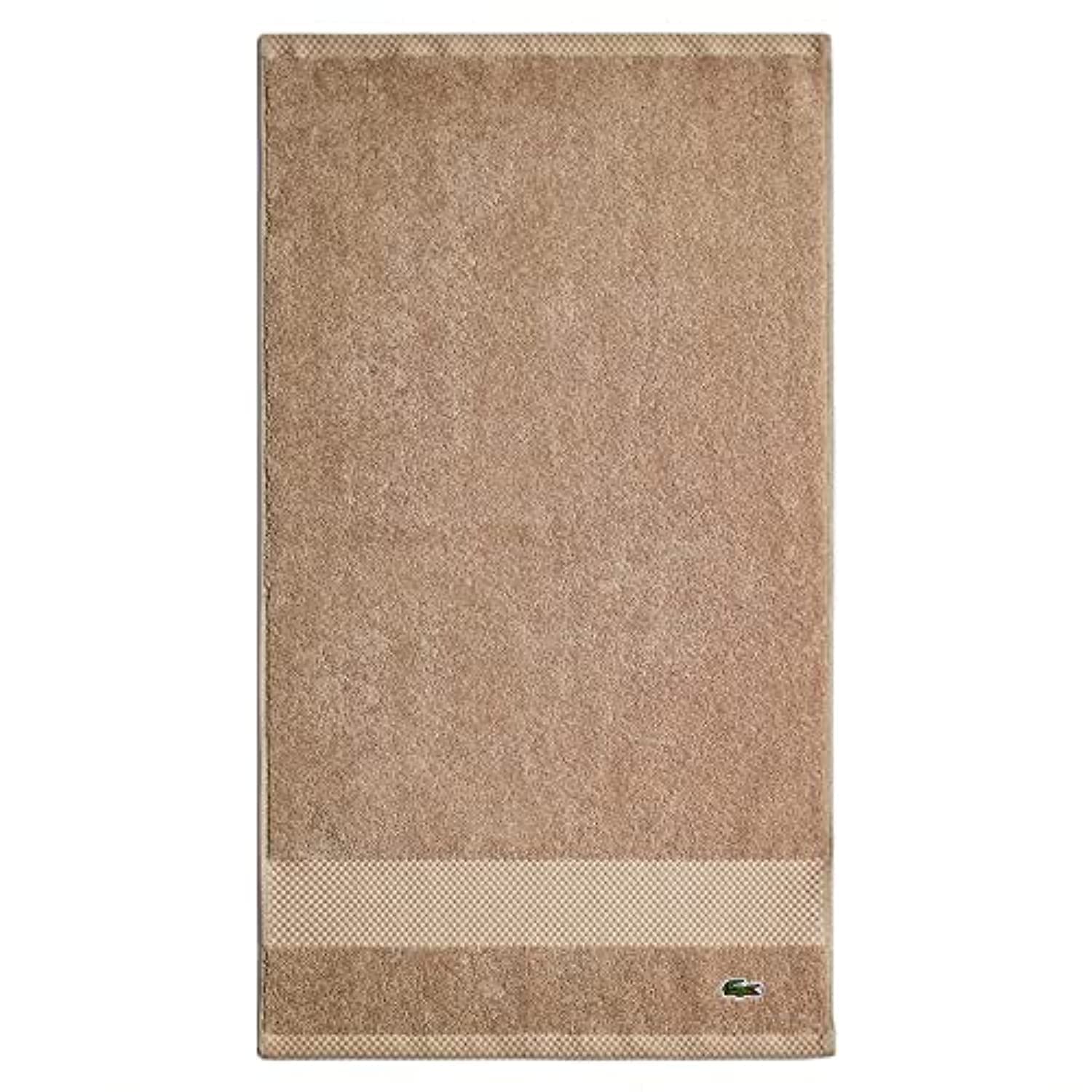 LacosteHeritage Supima Cotton Hand Towel, Sand, 16" x 30"