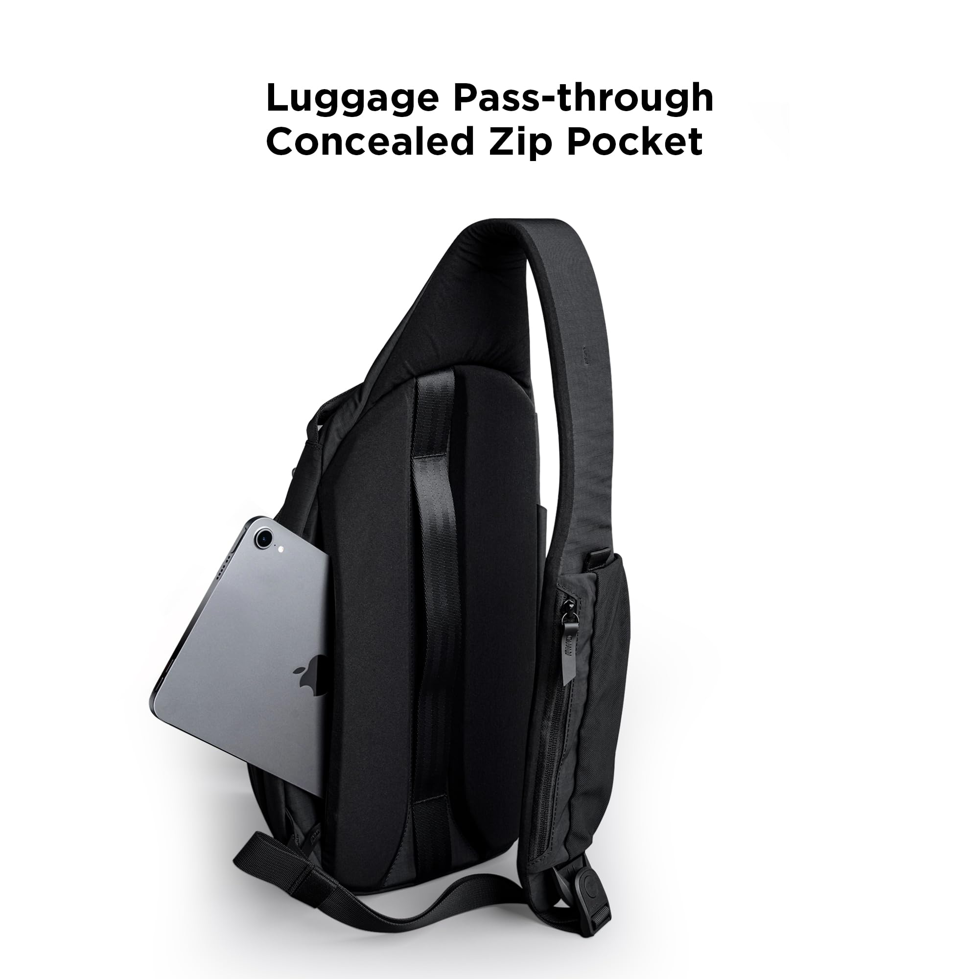 ALPAKA Metro Crossbody Sling Bag 7,5L – Umhängetasche Herren | Wasserfest, Magnetverschluss, Flaschentasche, Phone-Fach, Schultergurt, für 11"-Tablets