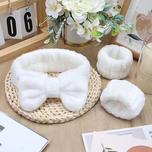 Miniatura 5 de EIMMBD Toallas de muñeca para lavar la cara, pulseras de microfibra para lavar la cara, diadema de maquillaje, spa, banda absorbente para el sudor