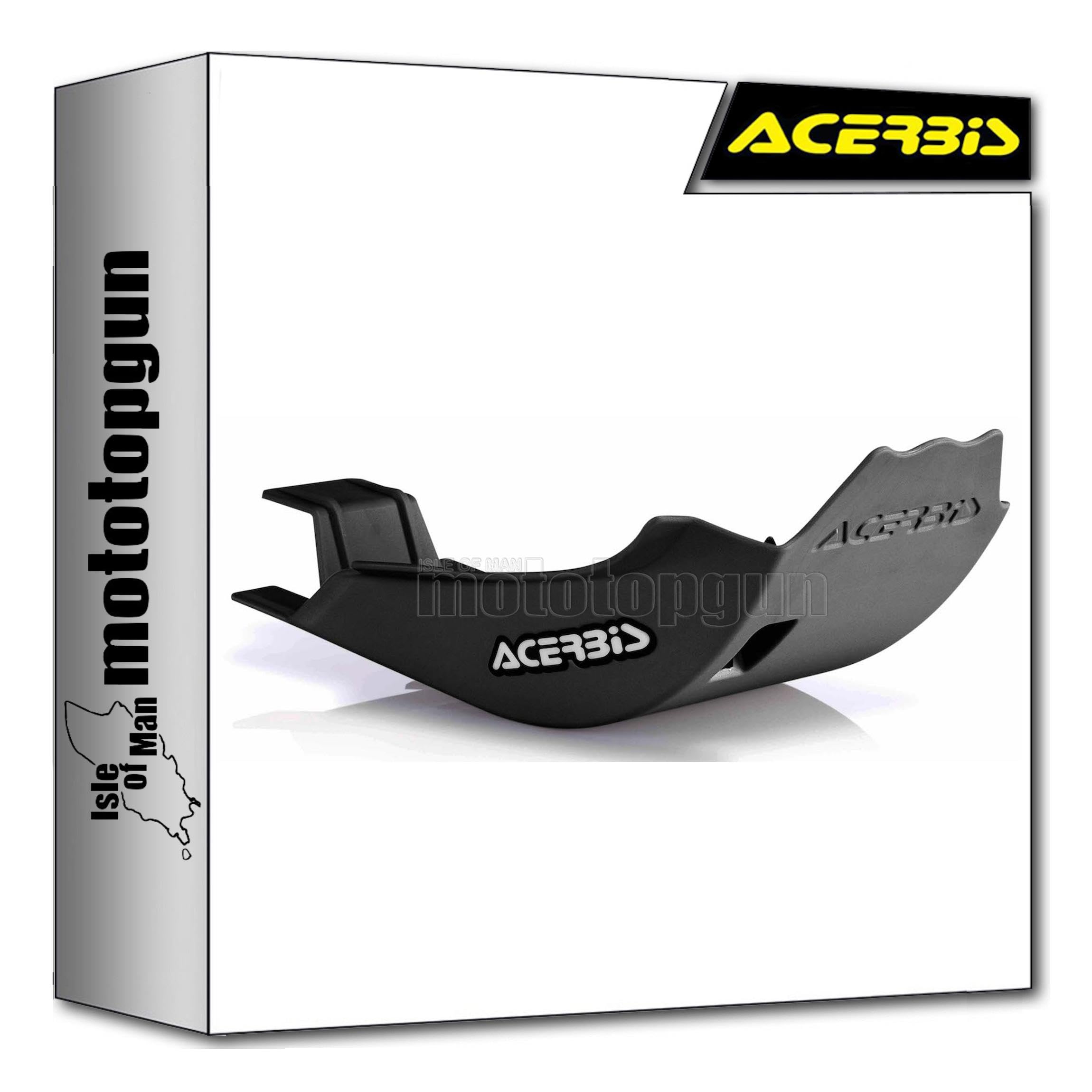 acerbis 0011685.090 sottomotore nero compatibile con honda crf 250 r 2004 2005 2006 2007 2008 2009 mototopgun