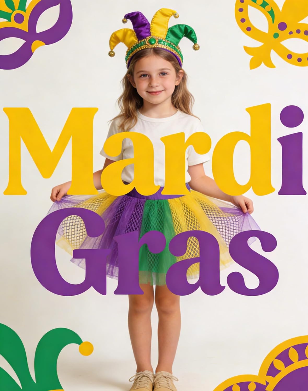 Zando Sparkly Tutu for Toddler Girls and Kids 3 Layers Ages 2-8 Halloween