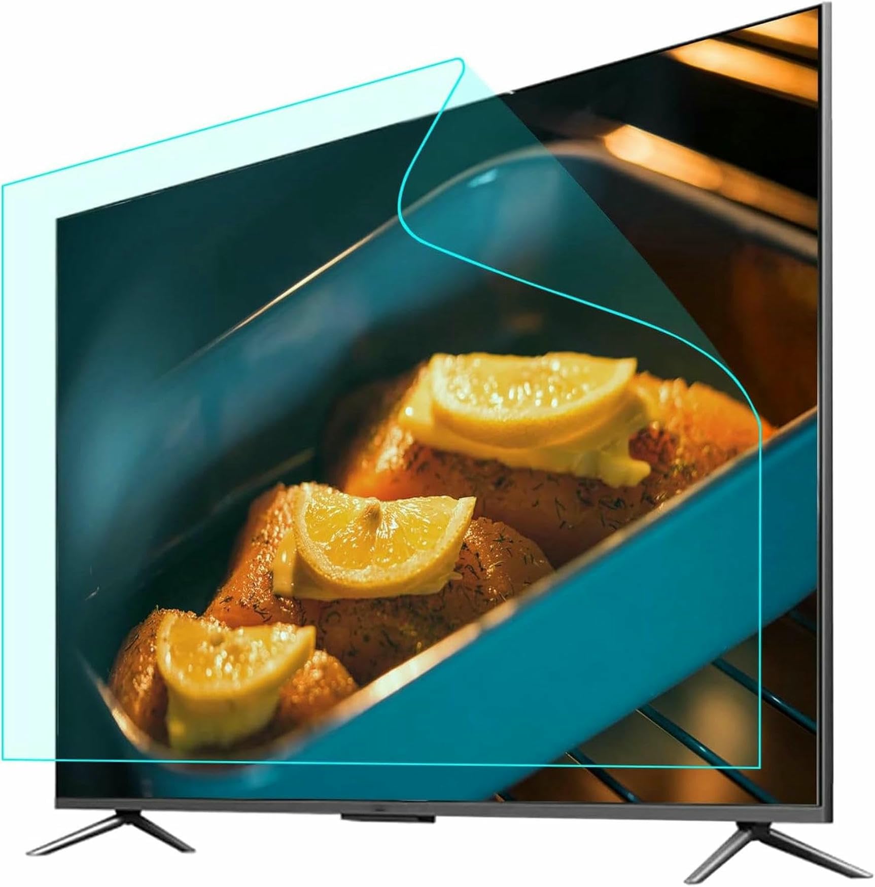 Folia ochronna na ekran telewizora 32-75 cali, filtr przeciw niebieskiemu światłu/antyodblaskowy, łagodzący zmęczenie oczu do telewizorów LCD, LED, OLED i QLED 4K HDTV, 7,42 in 917 X 516mm