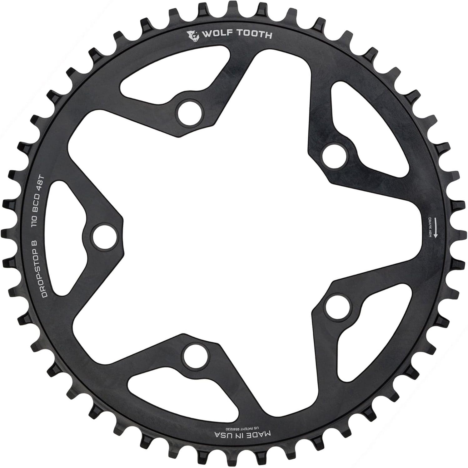 Wolf Tooth Components 110 BCD 52T Chainring Road/CX/Gravel