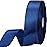 1 inches 50 Yard Dark Blue Satin Ribbon for Gift Wrapping, Wedding, Crafts, Christmas,Easter, Floral, Hair, Invitation Decorations and More