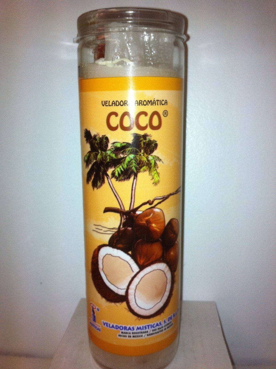 Coconut 7 Day Prepared Scented Candle in Glass (Coco)