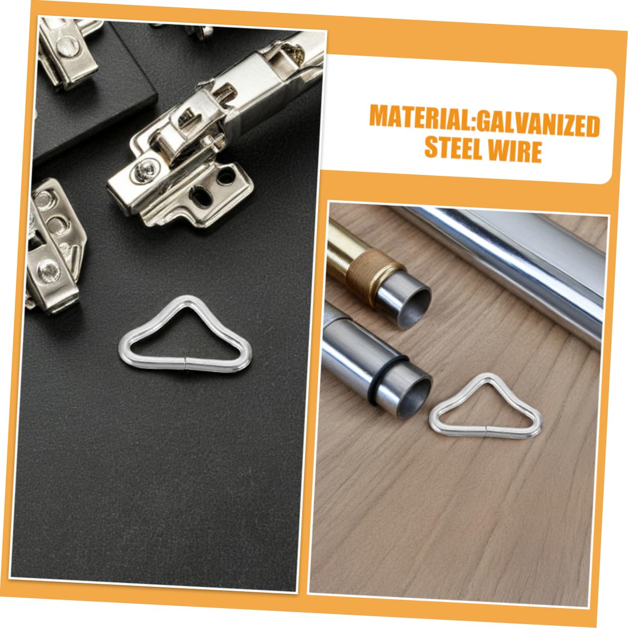 70piezas Reemplazo de Anillo Hebilla de Trampolín de Reparación para Cama Elástica Anillos V de Alta Resistencia para Reparación de Camas Elásticas