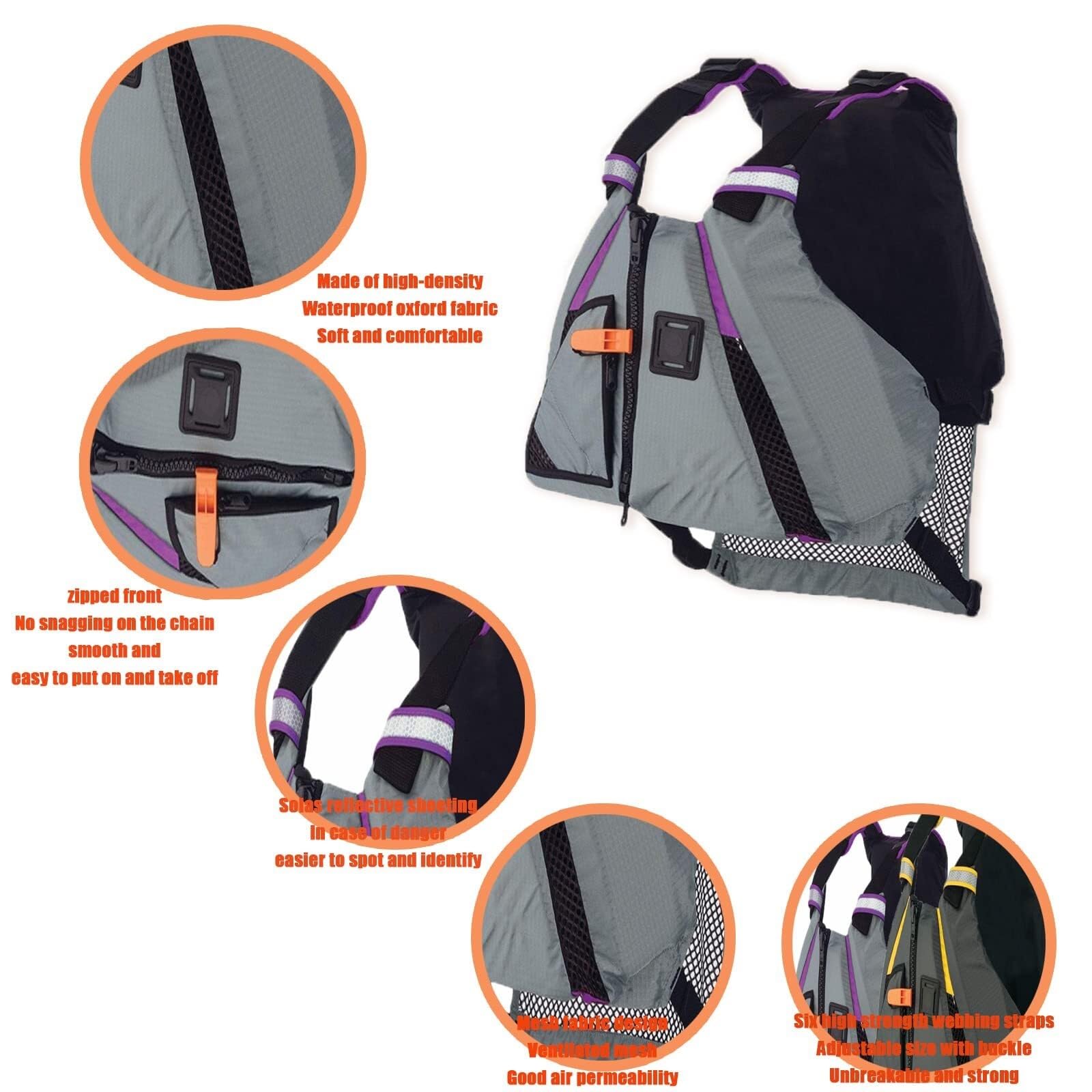 River Vest Ajustamento Ingegneria Organizzazione Fiume Neoprene per Pesca Mosca Trota Fiume Uso
