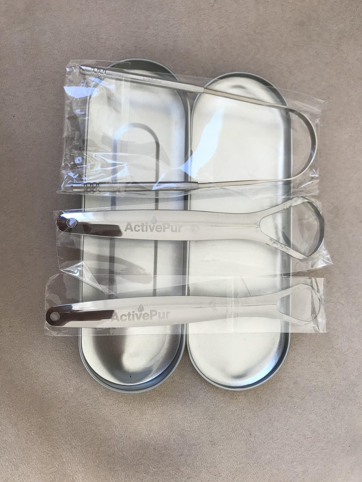 Limpiador raspador de lengua (3 piezas) el mejor vendedor de limpiador de lengua de acero inoxidable, usa enjuague bucal, pasta de dientes para mal aliento, mejora una buena higiene bucal, 3