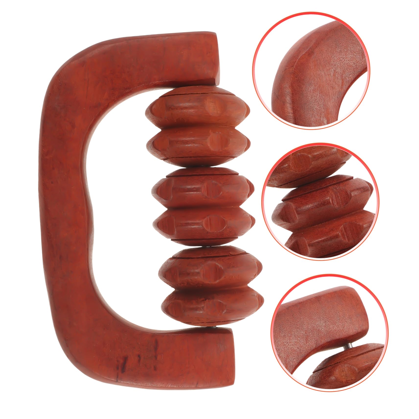 BESTYASH 4 Pezzi Massaggiante per Schiena e Massaggiatore Manuale Portatile per Rilassamento Muscolare e Strumento per Leg e Fitness per Stretching e Yoga