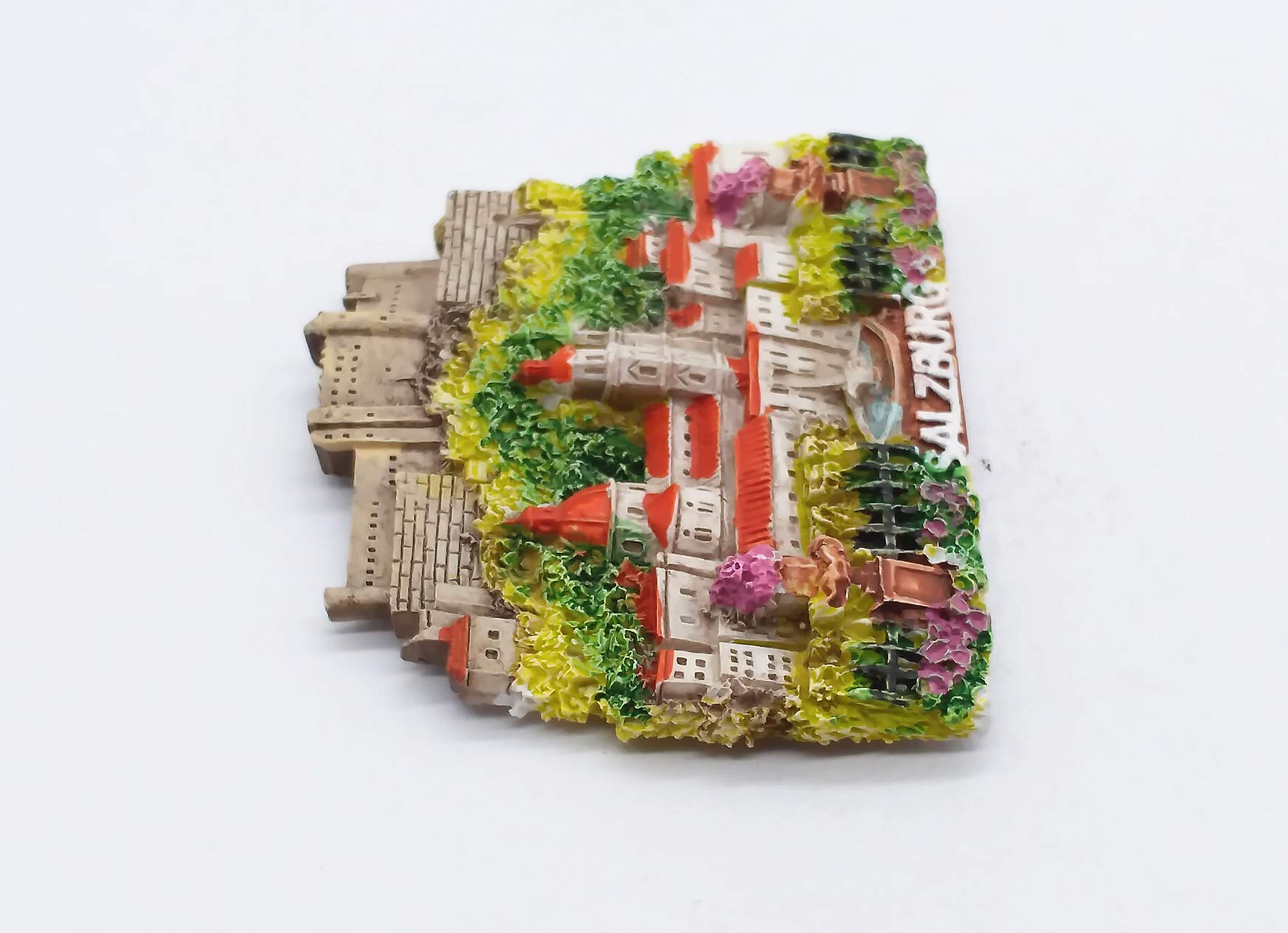 Calamita 3D Salisburgo Austria – Souvenir Da Viaggio, Magnete Per Frigorifero Fatto A Mano, 7x5 Cm - 2