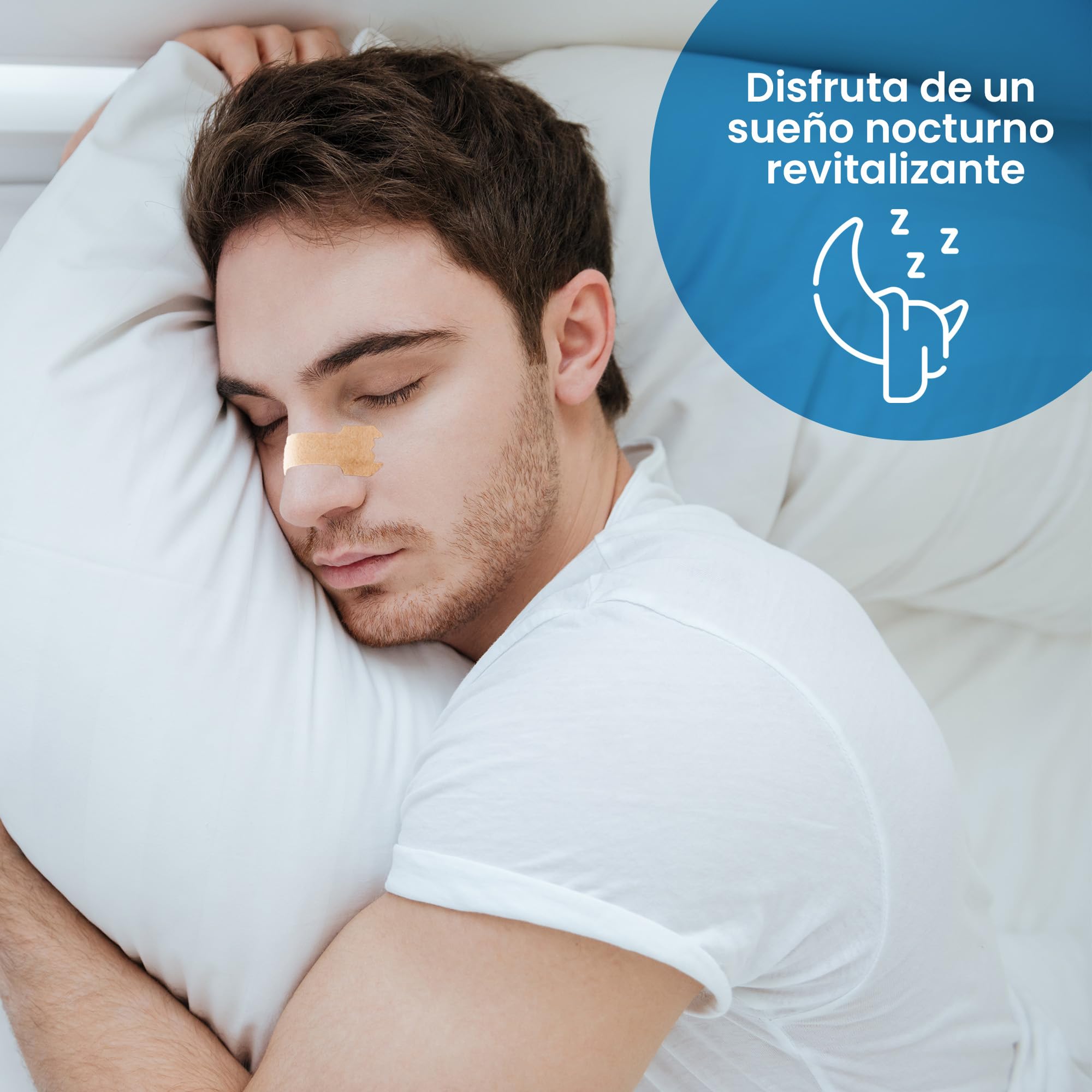 120 Tiras Nasales Antironquidos Extra Fuertes 19x66mm, Adhesivas para Mejorar la Respiración y Reducir Ronquidos, Pack de 120 Unidades