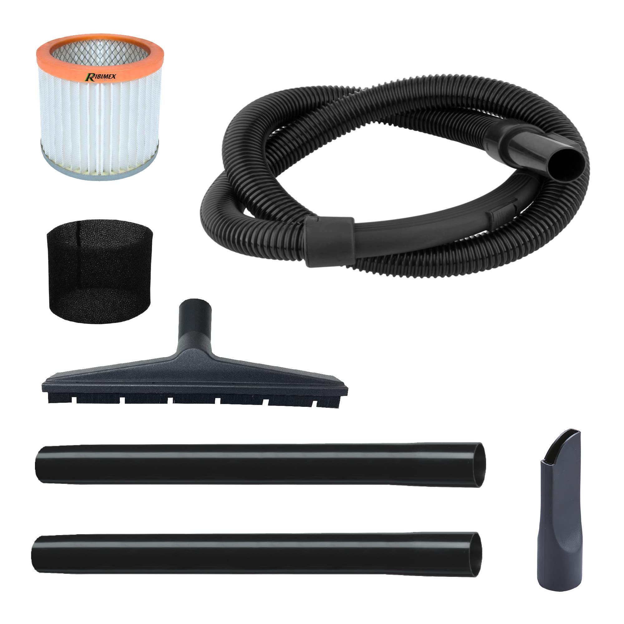 Ribimex Aspiratore per Solidi e Liquidi Aspirix 20 L 1200 W Filtro HEPA Lavabile Soffiante PRASP20IT