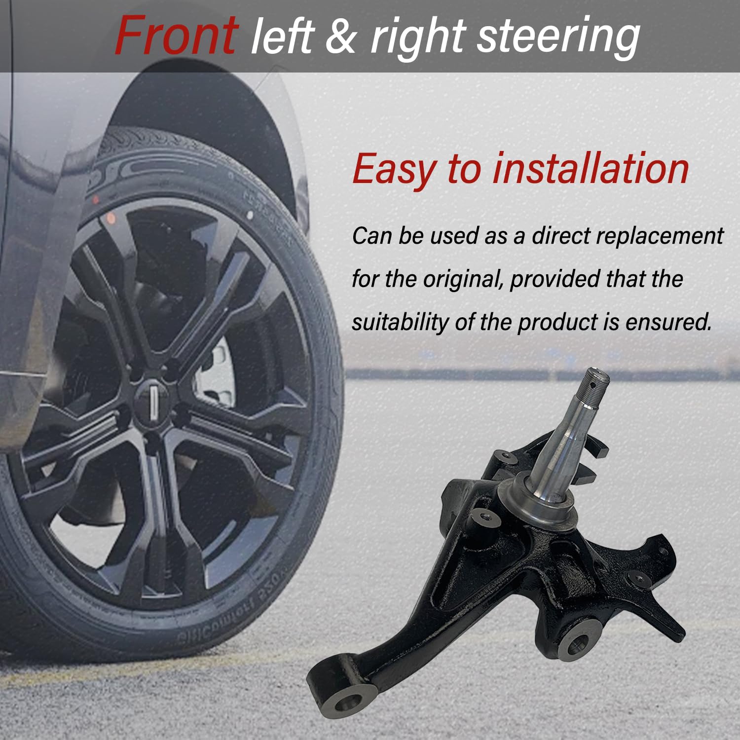 S10 Lowering Spindles Pair Of 2" Drop Spindles For 1982-2004 Chevy S10 / GMC Sonoma & S15 Pickup - Front Lowering Kit, Direct Bolt-On Drop Spindles Chevy S10 - Foto 2