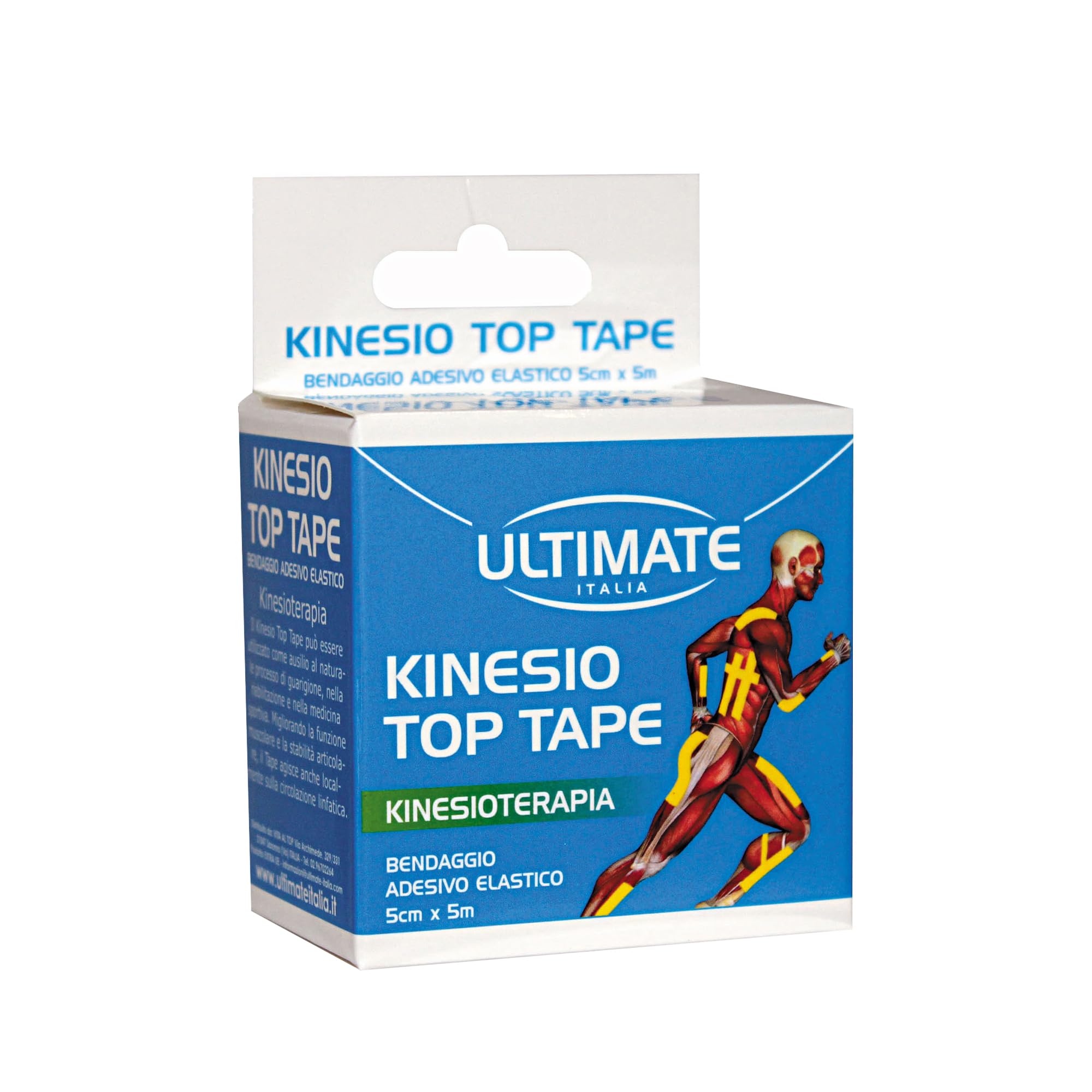 Ultimate Italia Kinesio Top Tape AZZURRO 5cmx5m