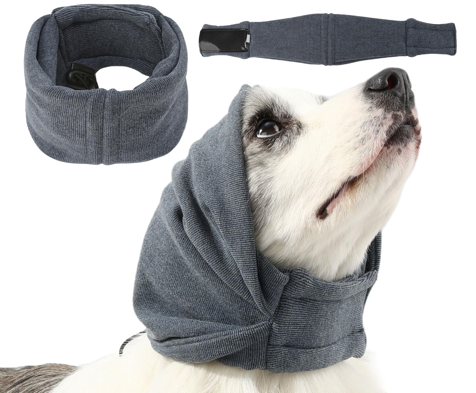 Spajoy Dog Calming Hoodie, Reducing Noise Wrap, Dog Ear Muffs Noise Protection